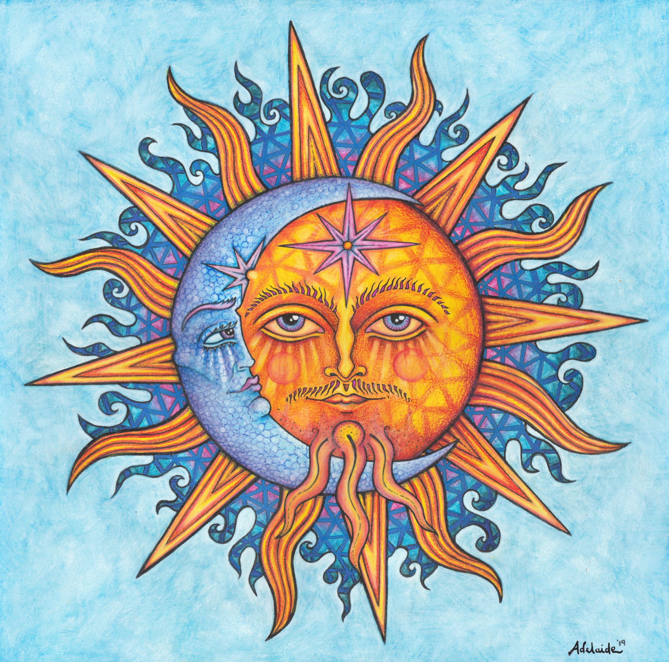 Sun and Moon Art - ASF